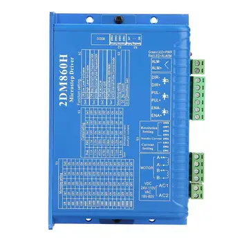 

CNC 2DM860H Digital Stepper Motor Driver Two Phase Stepper Motor Driver Microstep Controller low noise Stepper Motor Controller