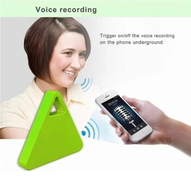 Bluetooth Tracer Haustier Hund Kind Kid GPS Locator Tag Alarm Brieftasche Key Außen Werkzeug (Lithi