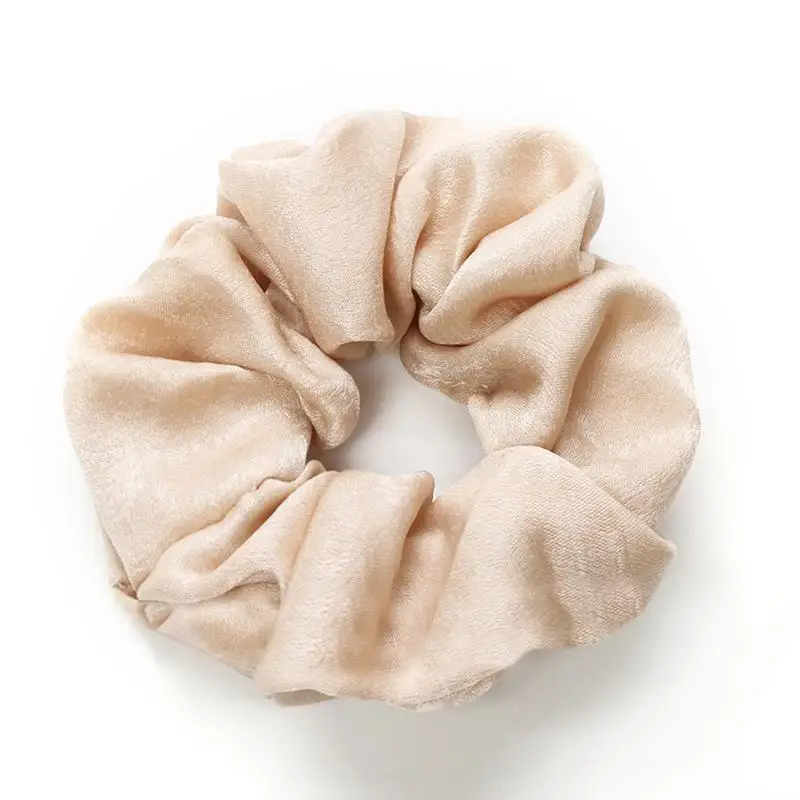 Lady Hair Scrunchies Ring Elastic Hair Bands Pure Color Bobble Sports Dance Scrunchie Lady Hair Scrunchies Ring Elastic Hair
