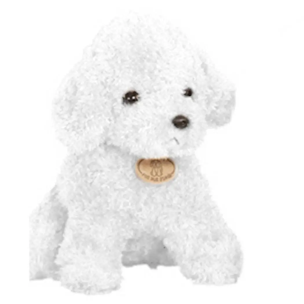 New Kids Children Baby Girls Cotton Blend Plush White Light brown Dark Beige Cute Dog Doll Toys | Игрушки и хобби