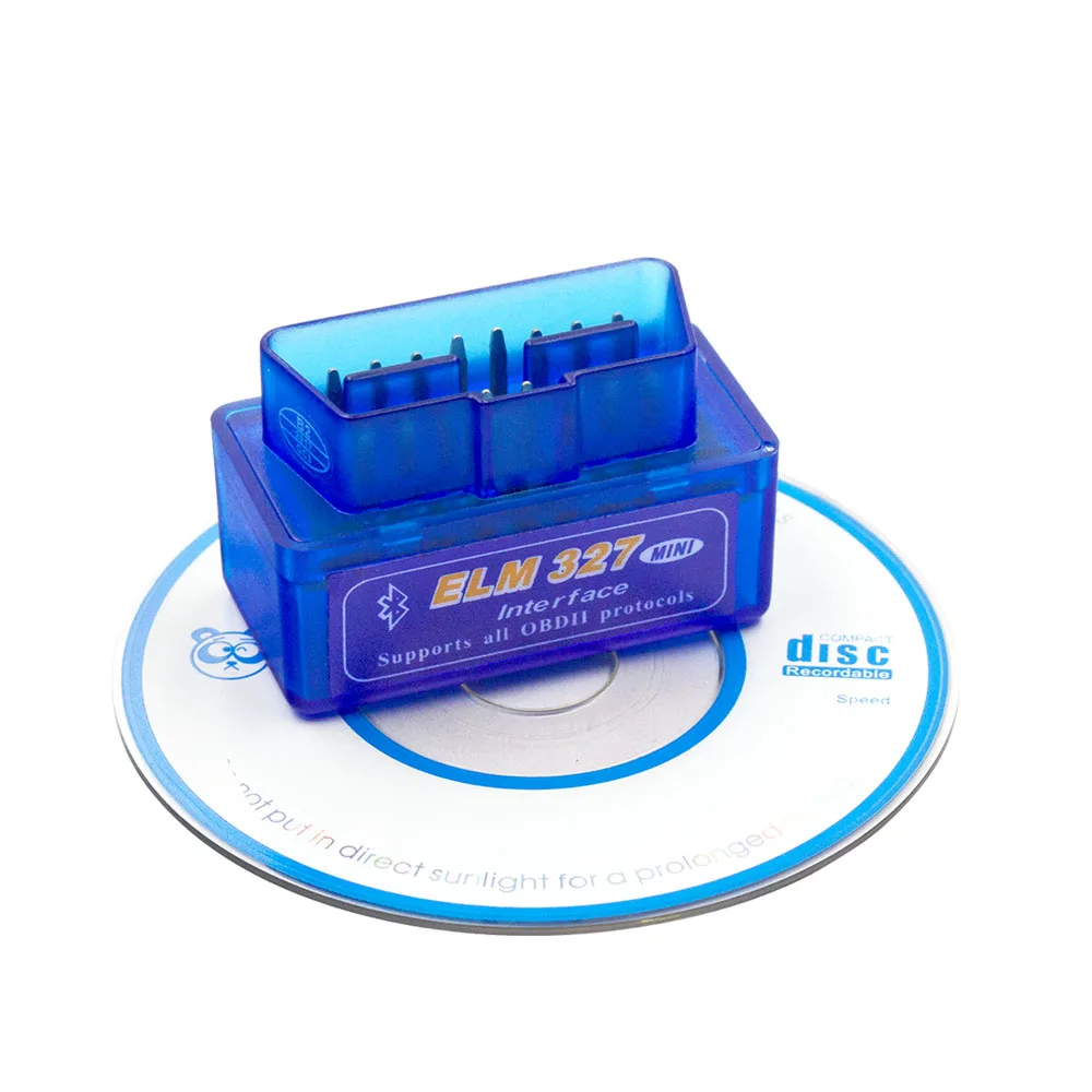 Super Mini ELM327 V2.1 / V1.5 Bluetooth OBD2 ELM 327 Car Diagnostic Tool Support Almost OBD-II Protocols For Android/PC/Torque