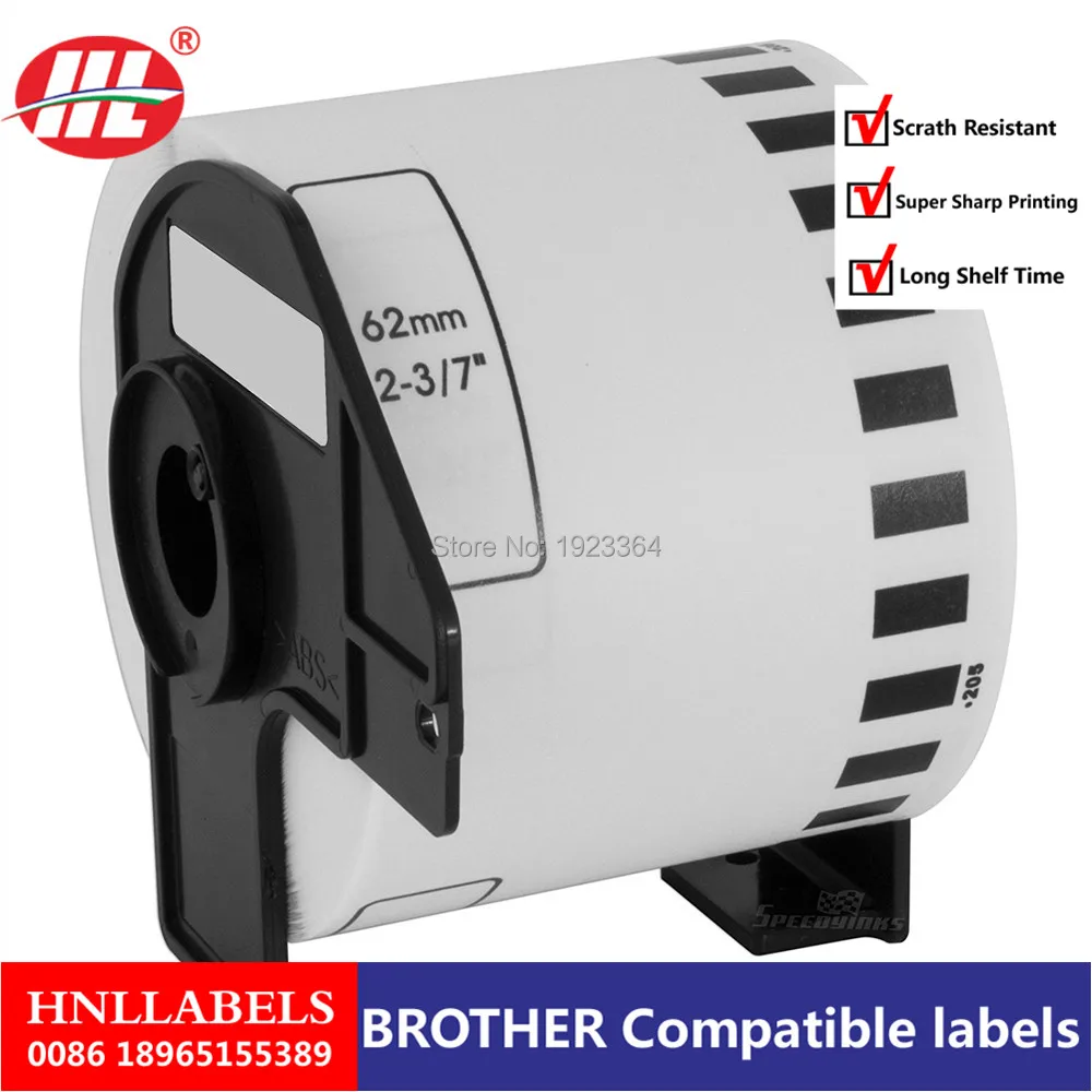50x рулоны совместимые с Brother этикетки наклейка на штрих код dk22205 dk 22205 22205|Офисная