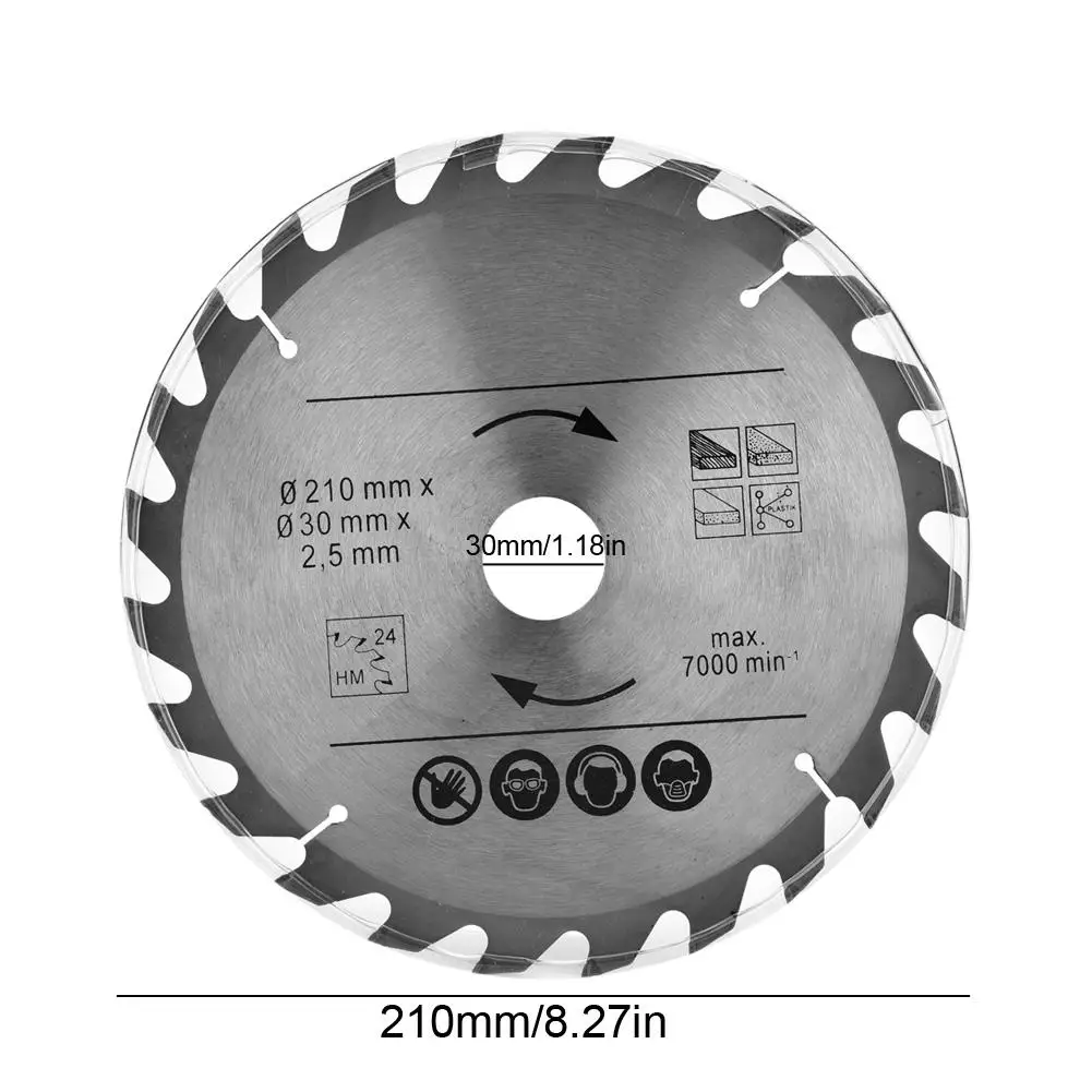 3 шт. пильный диск 210 мм 24, 48 T, 60T TCT пильный диск 30 мм Диаметр