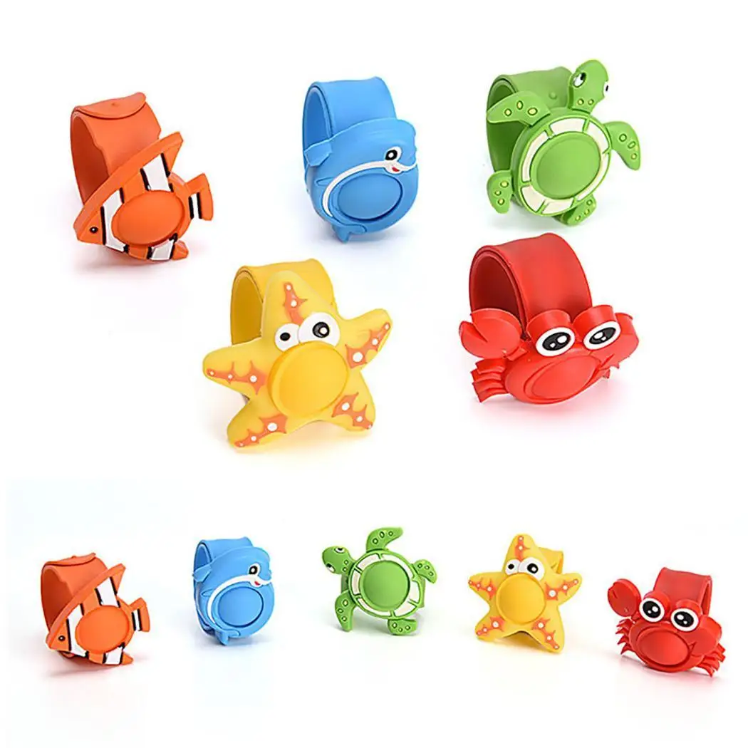 2019 Kids Baby Cartoon Mosquito Killer Wristband Reusable Mosquito Killer Effective against mosquitoes Wristband Solid Bracelet