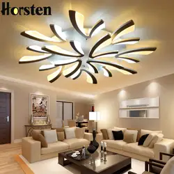 Акриловые современные светодиодные потолочные светильники для гостиная спальня обеденная дома потолочный светильник с регулируемой