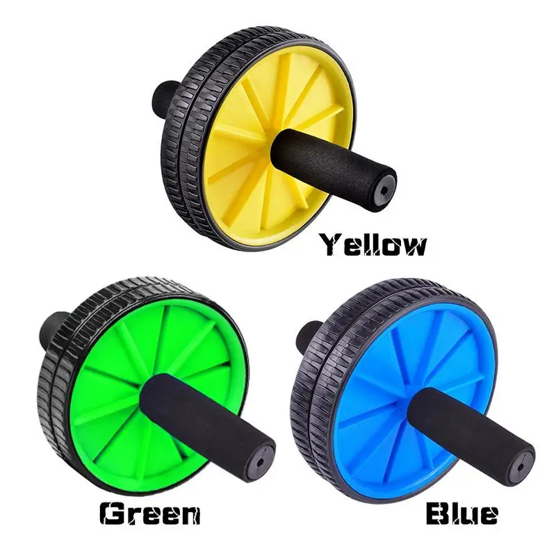 Buy Sports Fitness Equipment Classic AB Double Wheeled Abdominal Roller Outdoor
