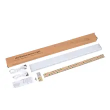 68 светодио дный led экономии энергии Авто движения сенсор ПИР Кабинет огни 40 см затемнения кухня спальня шкаф крытый лестницы настенный светильник