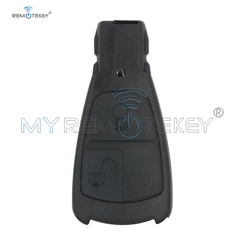 

Remtekey Old Style 2 Button Design For Mercedes Benz C180 W202 Key Case Smart Card Shell No Insert Blade key fob 1998-2004