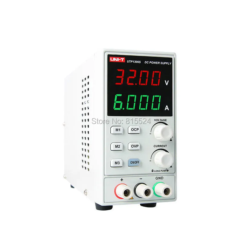 

UNI-T UTP1306S Adjustable DC Power Supply Single AC 32V/6A 4Bits 220V input OVP