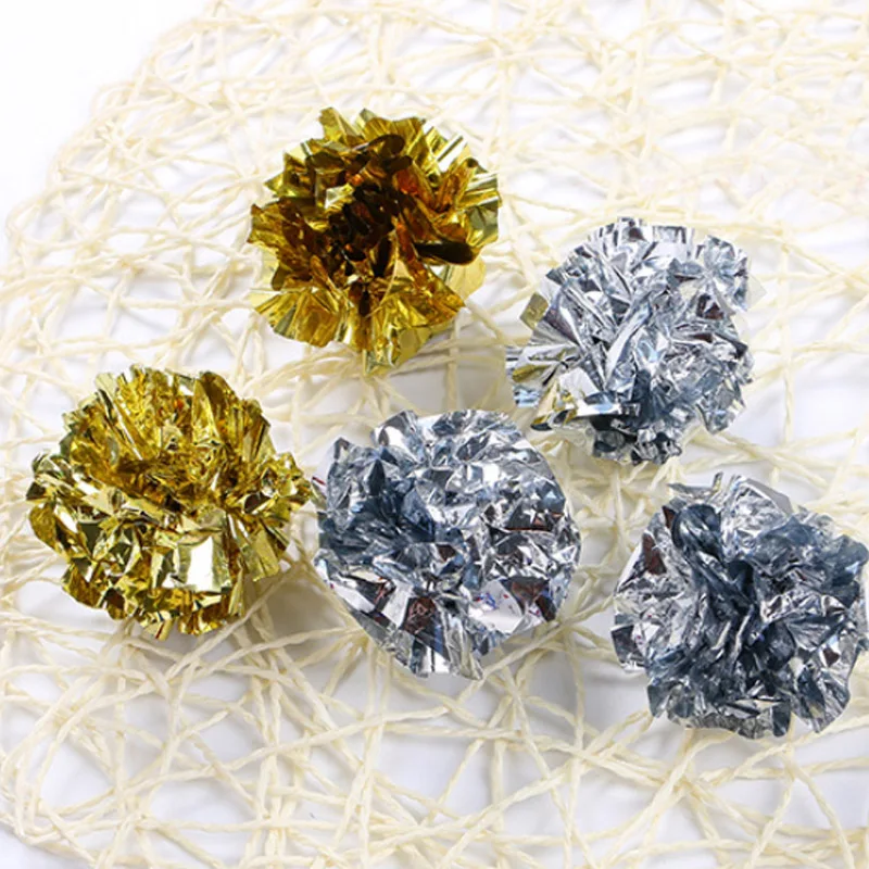 Продажа высокого качества Crinkle Ball Sound Toy Интерактивная 1 шт. для кошачьего кольца