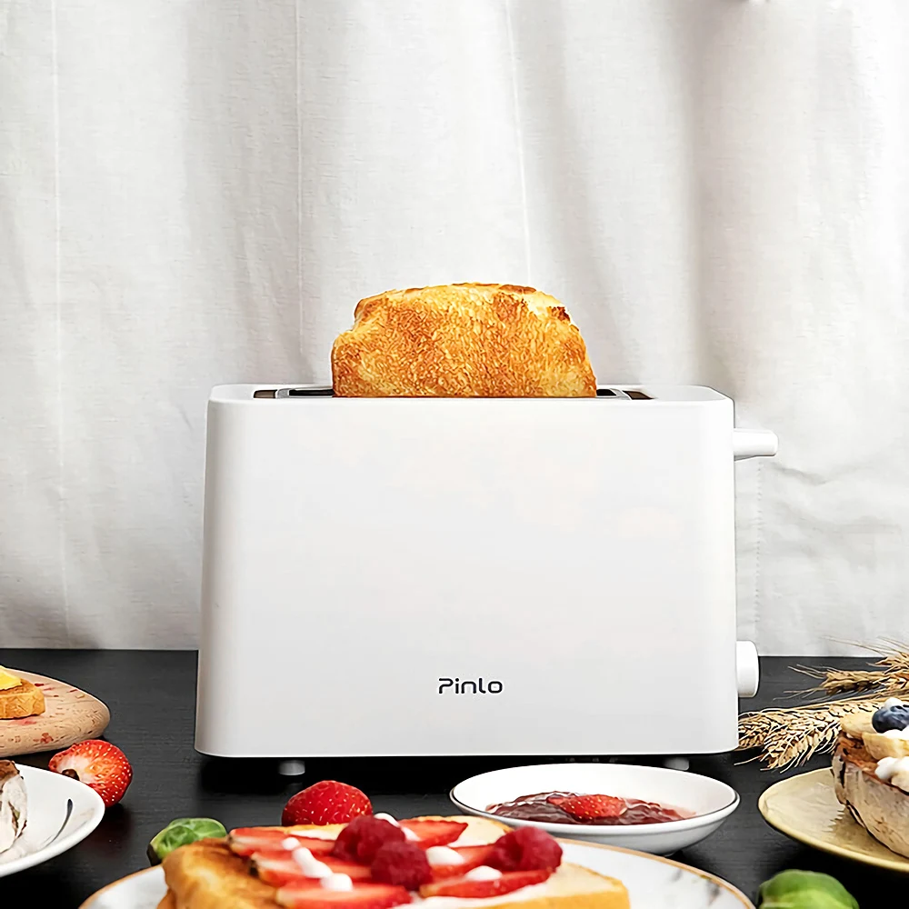 Pinlo 1 Slice Fully Automatic Household Mini Toaster 500W Double