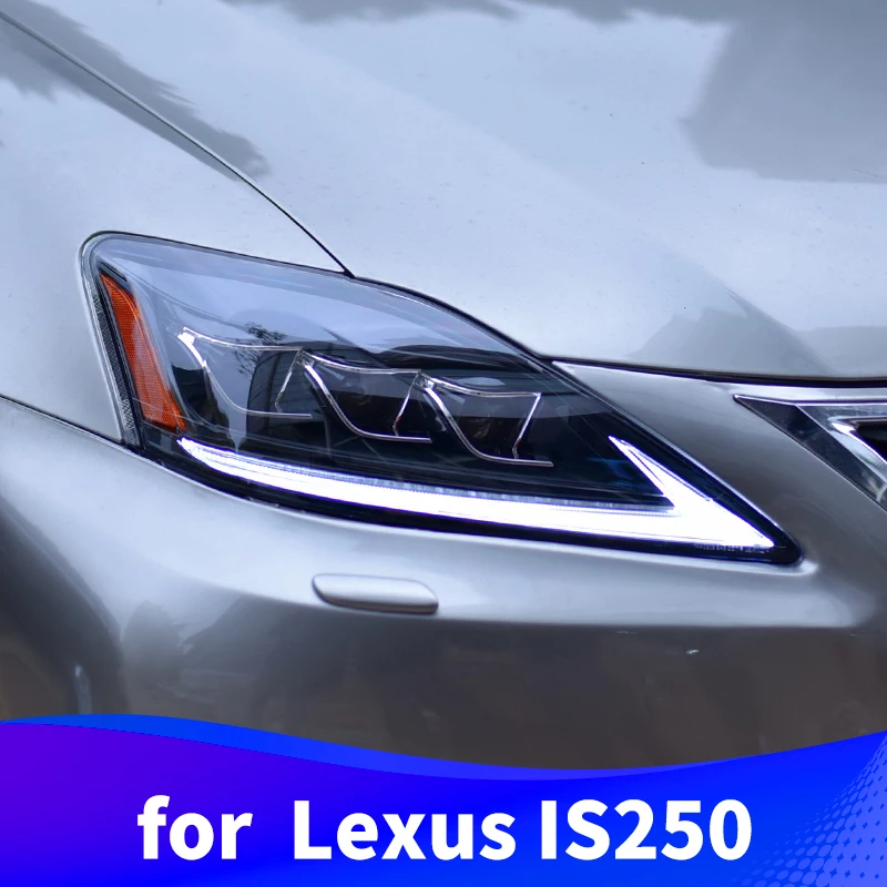 

Headlight Assembly for Lexus IS250 IS300 2006-2012 Full LED Light soucer Include Sequential Turn Signals