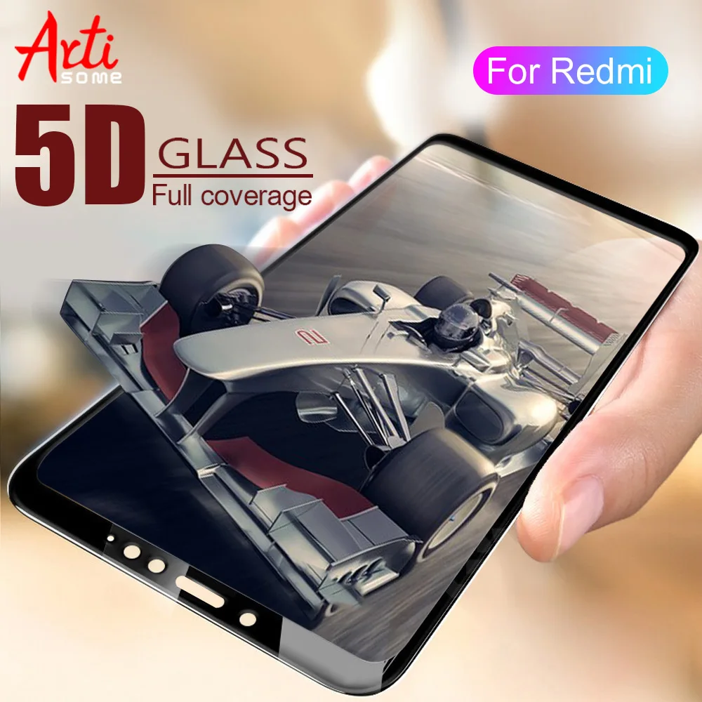 Закаленное стекло для Xiaomi Redmi Note 6 7 5 Pro 4X Plus полное покрытие Защита экрана Mi A1 A2 Lite