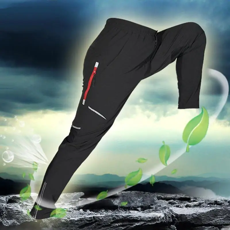 Cycling Pants Bike Tights Bicycle Trousers Men's Long Black keep your body warm and comfortable 86% Polyester | Спорт и