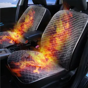 

105x48cm Car Seat Cushion 12V Winter Electric Heating Pad Carbon Fiber Far Infrared Warm Heating Seat Winter Electric Blanket