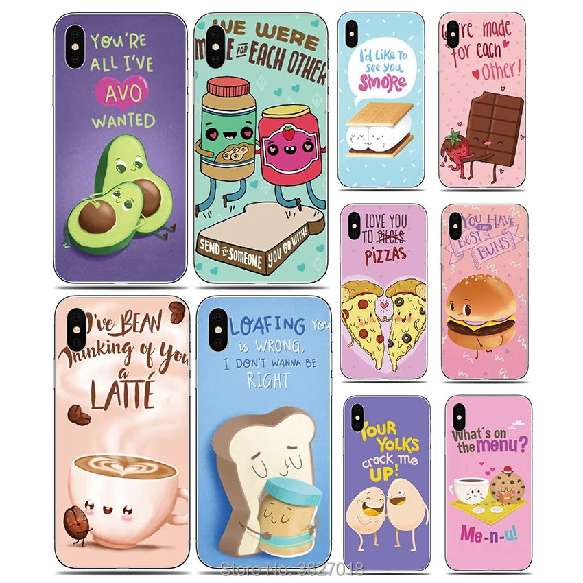 Чехол для One Plus 7 7T 8 pro 6 6T 5T X 3T 2 one Back Cover Funny Food Мягкий ТПУ силиконовый чехол телефона