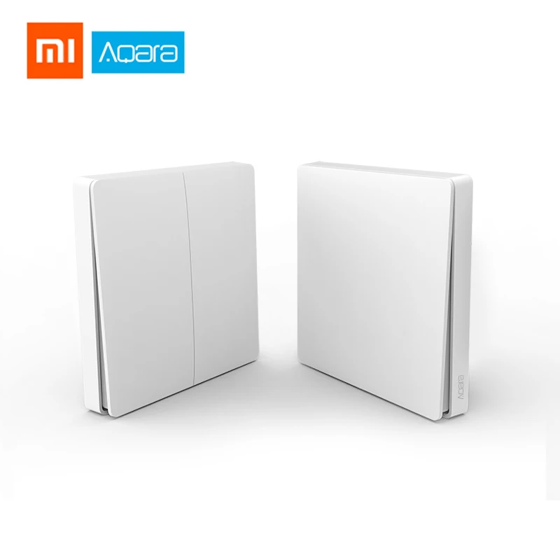 Xiaomi Aqara Wall Switch Smart ZigBee Zero Line Fire Wire Light Remote Control Wireless Key Wall Sw - 32950175670