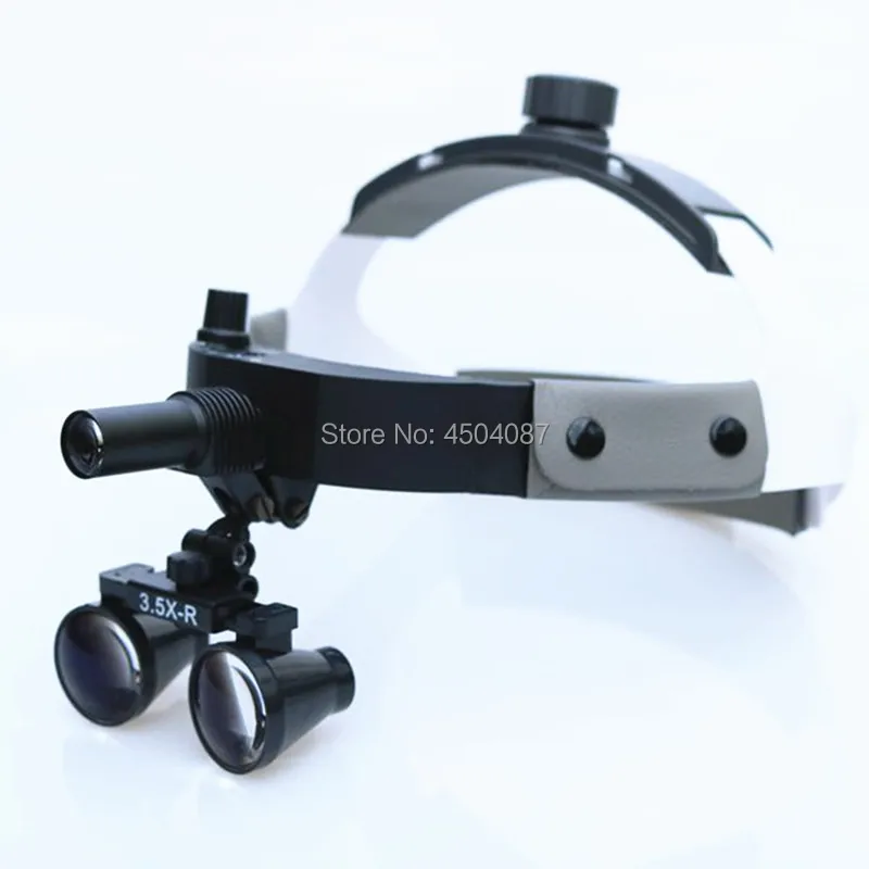 

3.5X Medical Loupe Binocular Magnifier+Wireless LED Medical Headlight Headlamp Dental Surgical Medical Headlamp USB Recharging