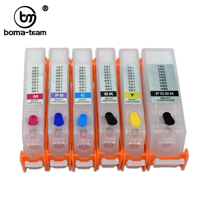 Многоразовый чернильный картридж для Canon TS8120 TS9120 TS8130 TS8140 TS9140 TS8150 TS8160 TS9160 TS8170 TS9170