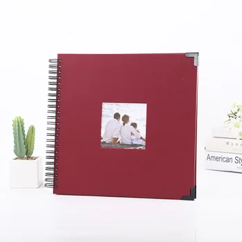 

12 Paper Capa-citor Album Since Adhesive Film DIY Paste Type Album Family Handwork Album Photo Album Time Stand Have To Album