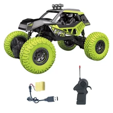 1:20 RC Внедорожник сплав скалолазание RC автомобиль игрушка с независимая система амортизатора для детей-зеленый
