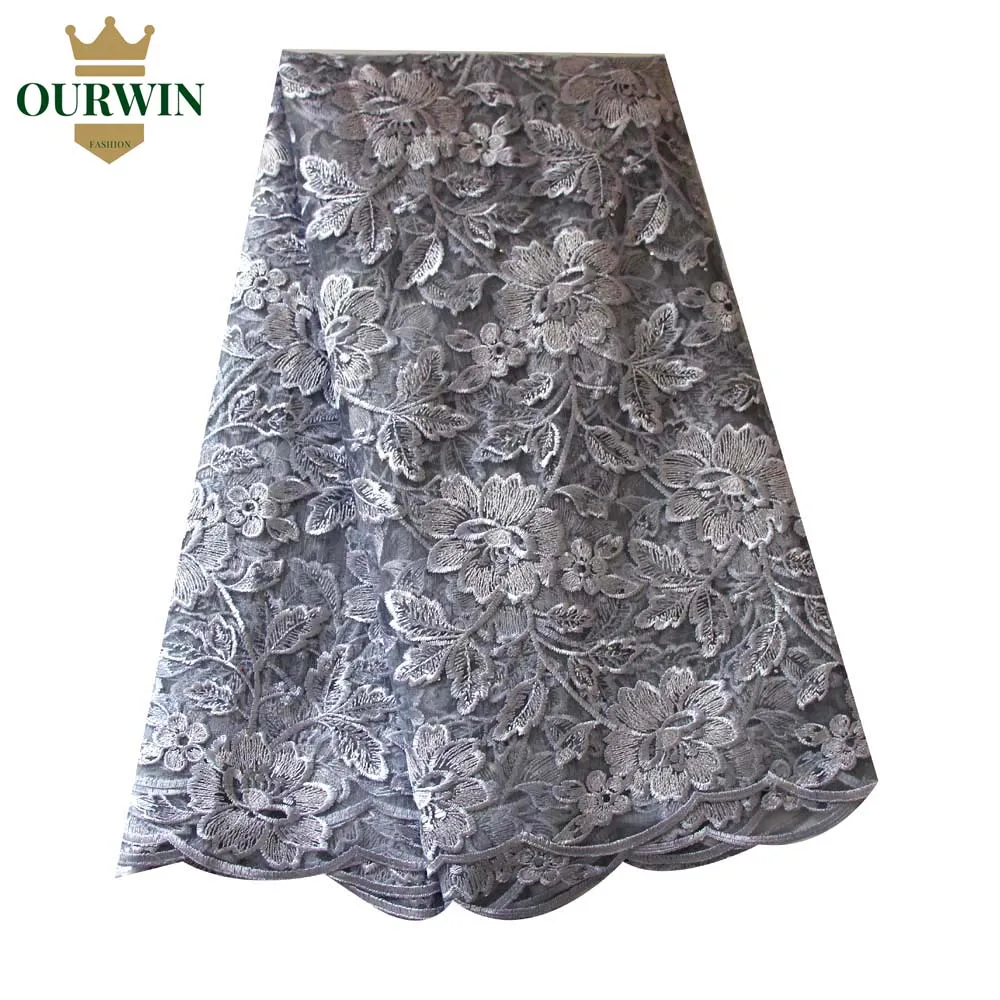 

2018 Latest French Nigerian Laces Fabric High Quality Tulle African Laces Fabric Wedding African French Tulle Lace