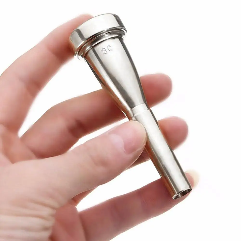 SLADE Silver Gold 3C Size copper alloy Trumpet Mouthpiece for Yamaha Bach Trumpet Brass Instrument Replacement Accessories