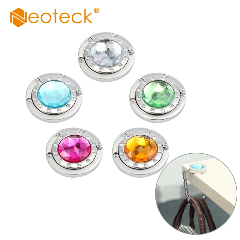 Портативный металлический складной крючок для сумок Neoteck 10 шт./компл. вешалка