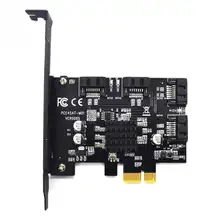 6 Гбит конвертер 4 Порты кронштейн контроллер карты расширения SATA3.0 PCI-e