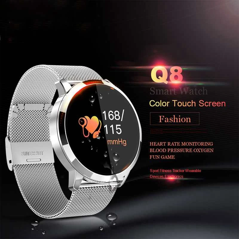 

Smart Watch OLED Color Screen Smartwatch Fashion Women Tracker Heart Rate monitor Calendar Time Sports Watch Man Digital Watch