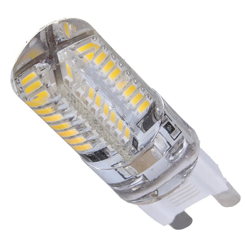 CLAITE G9 3W Corn Bulb Warm White 64leds SMD 3014 LED Spot Light Bulbs 220V 360 degrees Crystal Chandelier | Лампы и освещение