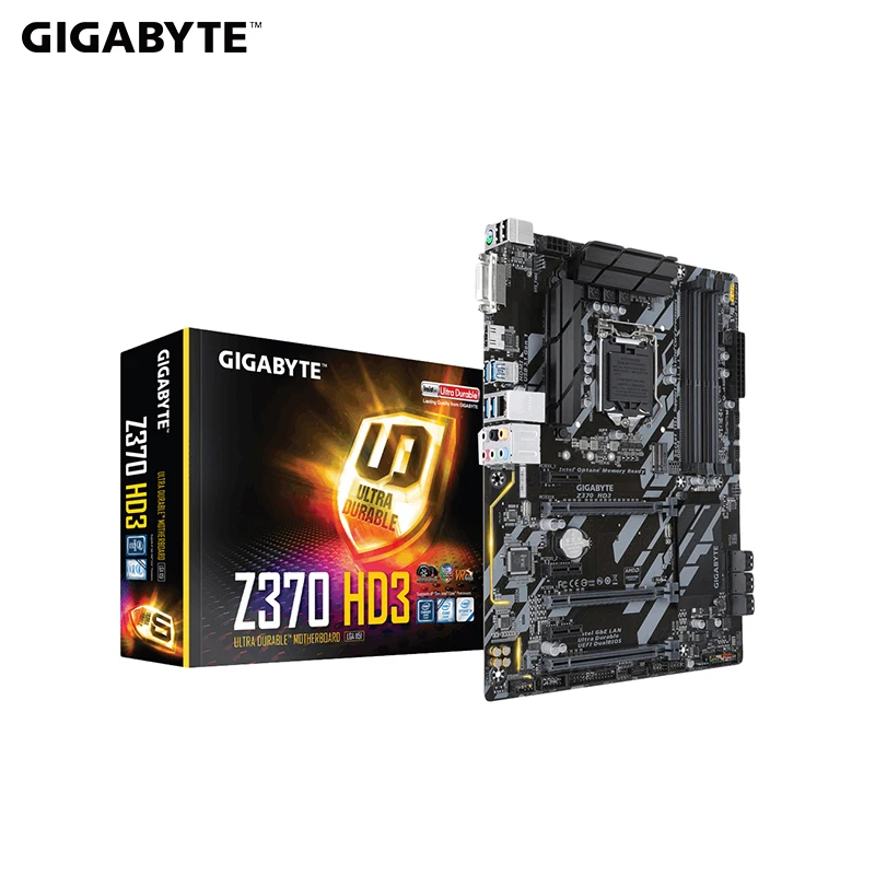 Материнская плата GIGABYTE Z370 S1151 ATX HD3 | Компьютеры и офис