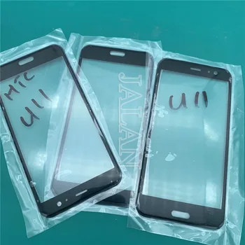 

Front glassl For HTC U11 cracked glass change repair outer glass lens for U11 curved glass replacement free shipping