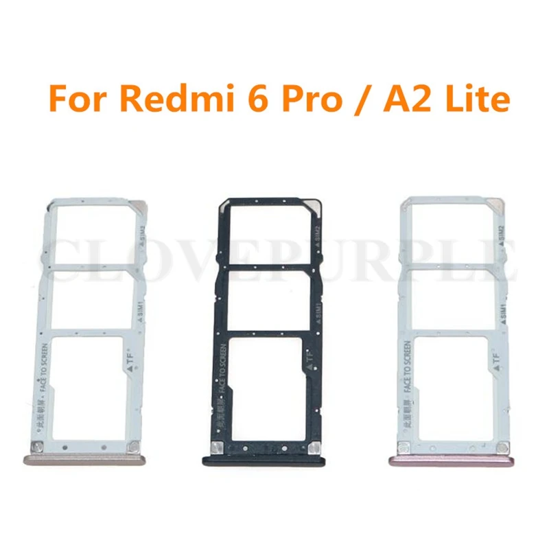 Держатель для считывателя Sim-карт Xiaomi Redmi 6 Pro лоток SIm-карт адаптер A2 Lite | Мобильные