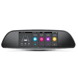 Новый-7 дюймов Android 4,2 Автомобильная камера DVR HD 1080 P автомобиль цифровой видеорегистратор двойной объектив заднего вида зеркало видео