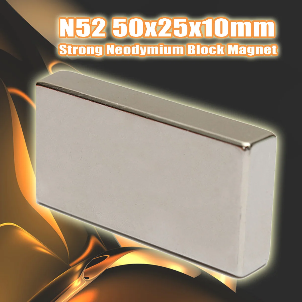 

Neodymium Block Magnet 47 X 22 X 9.5mm N52 Very Powerful NEO Magnets DIY MRO Cuboid Magnet Block Rare Earth