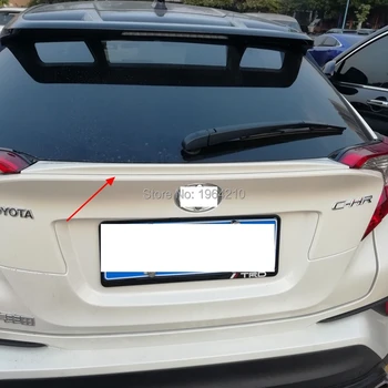 

MONTFORD Car Styling High Quality ABS Plastic Black Color Rear Spoiler Trunk Wing Protector For Toyota CHR C-HR 2016 2017 2018