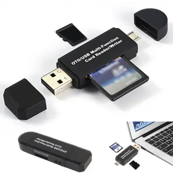 

USB / Type-C Card Reader Micro USB OTG to USB 2.0 Adapter Micro SD Card Reader For Android Phone 20A04