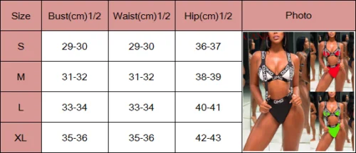 Женский летний Двухсекционный сексуальный купальник с буквенным принтом, купальник пуш-ап, черный, зеленый, красный бюстгальтер, купальный костюм