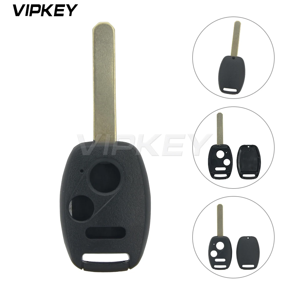 

Remotekey 2 button with panic remote key shell for Honda Ridgeline CRV Fit Polit (No chip room)