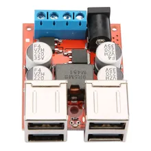 DC-DC Spannung Step Down Netzteil Modul Auto 12V 24V 8-35V zu 5V 8A 4 USB Telefon Ladegerät Power Module Heißer Verkauf(China)