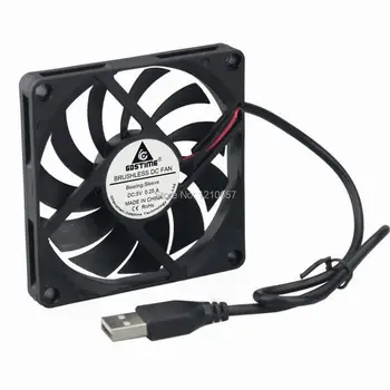 

100 Pieces lot 8010 80mm x 10mm 8CM DC 5V USB Cooler Radiator Cooling Fan