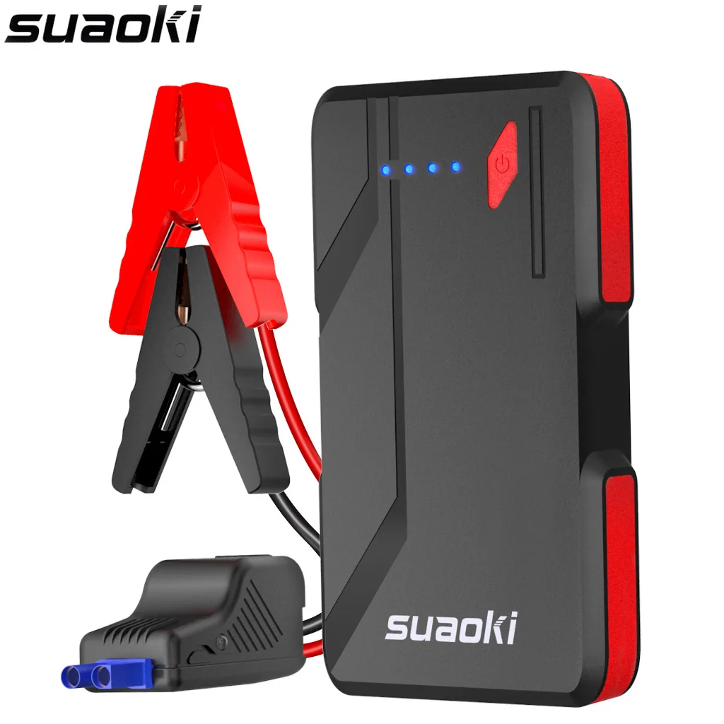 

Suaoki P4 Jump Starter 500A Peak Car Battery 5.0L Gas or 2.0L Diesel Engines with Type-C 5V/3A Port QC 3.0 Portable Power Bank