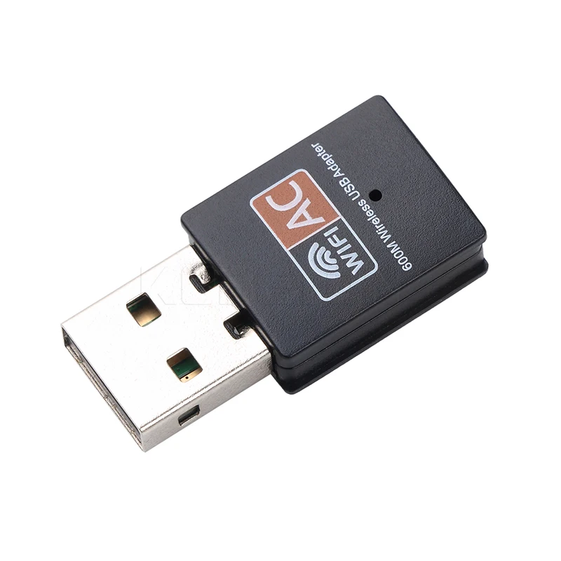 Kebidu USB Wifi адаптер 600 Мбит/с беспроводная сетевая карта Ethernet Antena Wifi приемник USB LAN AC двухдиапазонный 2,4G 5GHz для PC Dongle