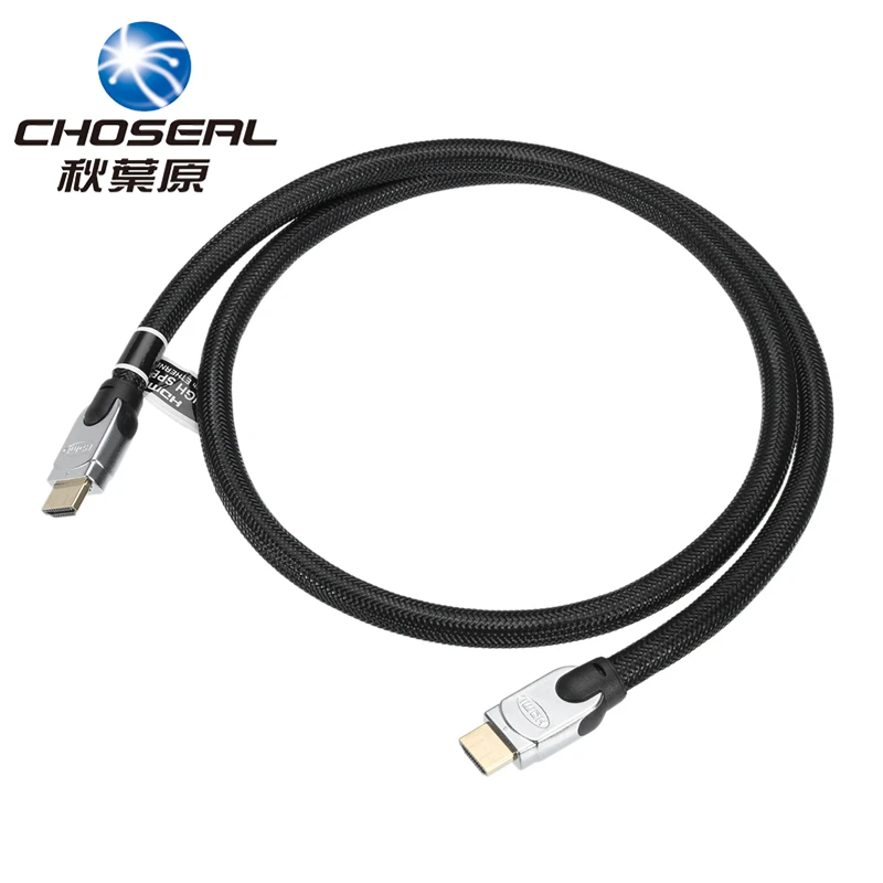 Choseal Q603 HDMI кабель 2,0 V 3D 4K* 2K диаметр 11,11 мм HD кабель нейлоновый плетеный провод для PS3/tv/компьютера/проектора/мультимедиа