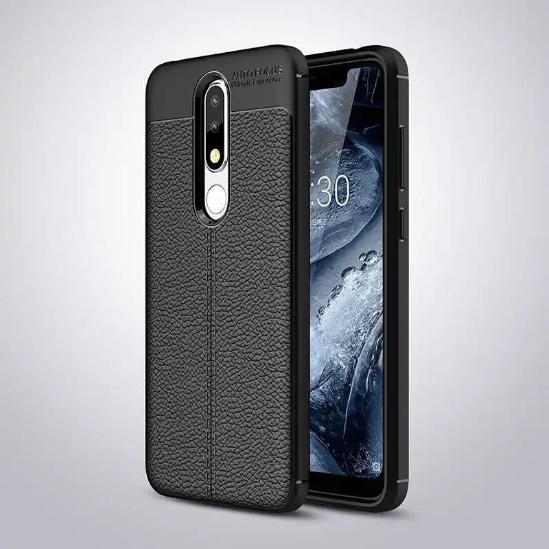 Mokoemi Мода Личи шаблон Ударопрочный Мягкий 5 86 "для Nokia 1 Plus чехол для