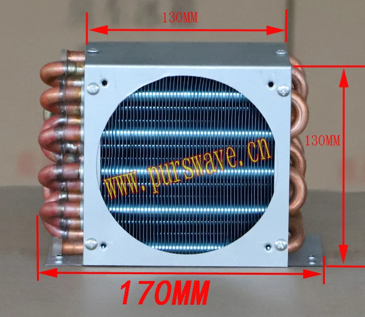 Мини радиатор FN4x5x130 с воздушным охлаждением вентилятор конденсатора охлаждающий