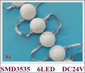 

LED pixel light module exposed light string landscape lightings milky white cover IC 8206 / 2811 SMD3535 6 LED DC24V 50mm*50mm