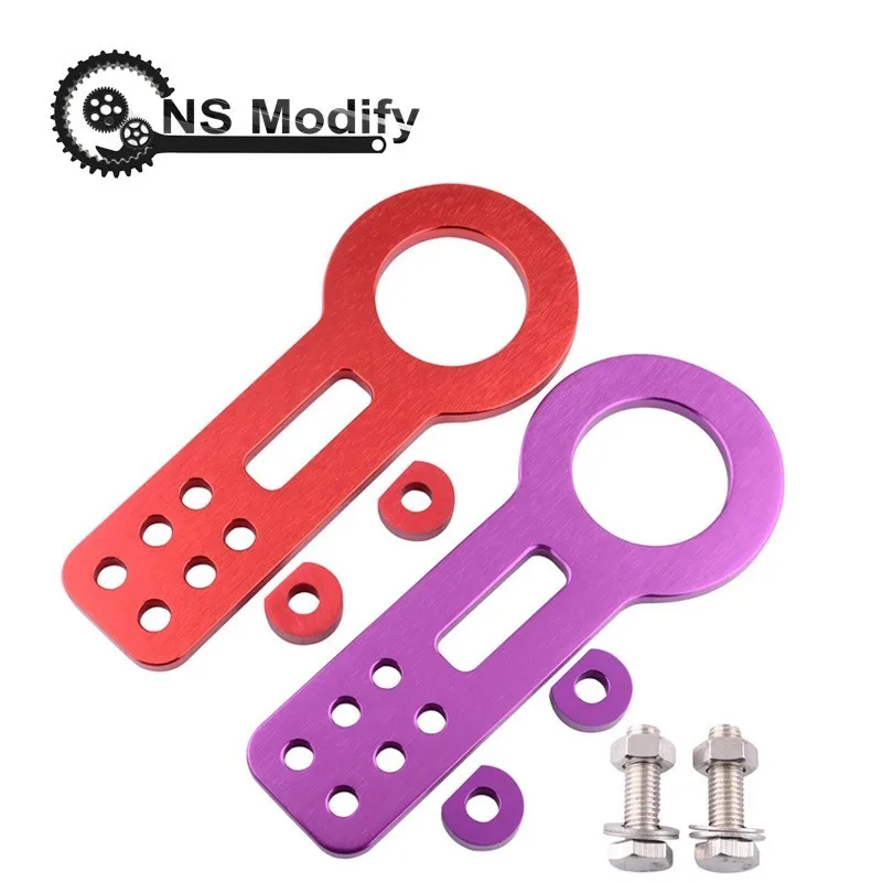 

NS Modify Universal Anodized Front Tow Hook Billet Aluminum Towing Kit For Racing Front Tow Hook JDM