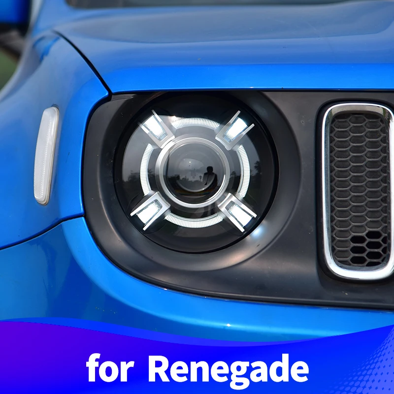 

Headlight Assembly for Jeep Renegade 2016 2017 2018 LED daytime running light xenon low beam